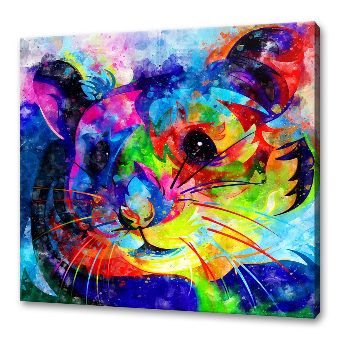 Hamster Art Print, Animal Wall Decor for Home