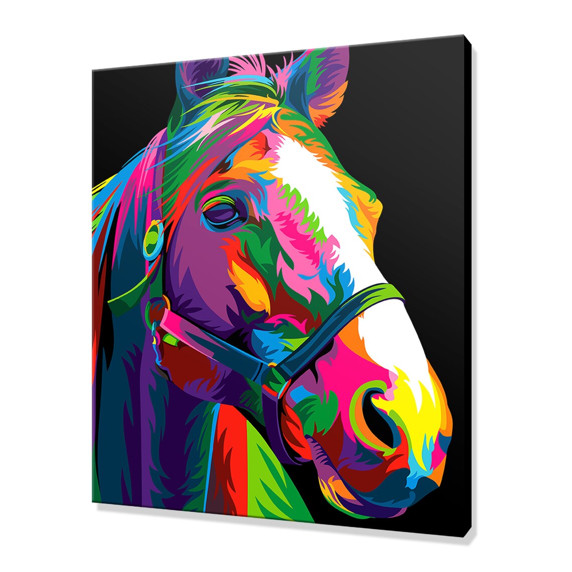 Horse Custom Art Print, Animal Wall Decor Gift