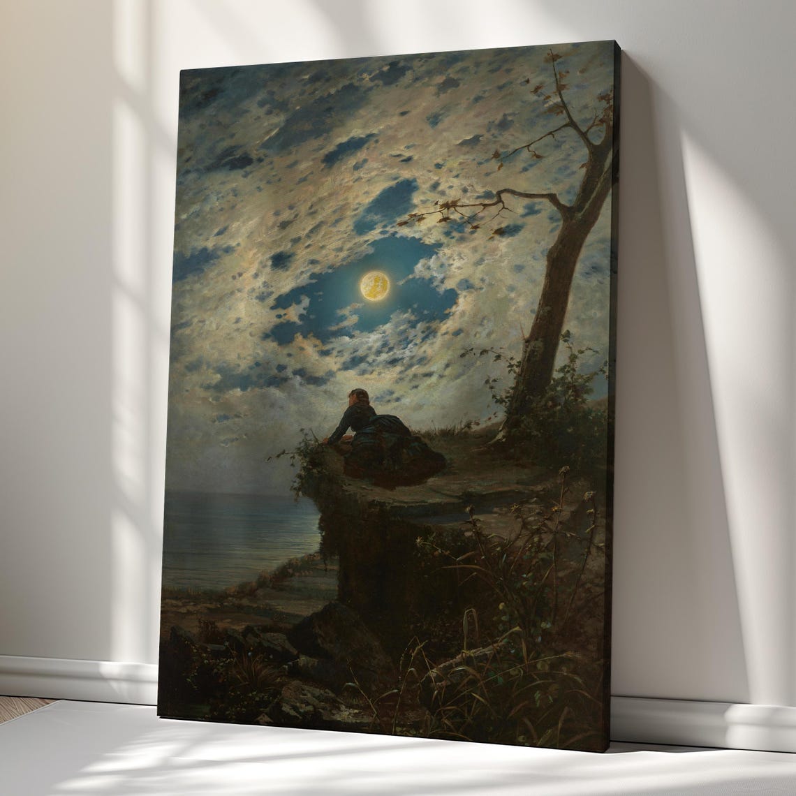 And She Never Returned Print Classic Painting Reproduction Wall Art Decor Home Dcor Masterpiece By Alfonso Simonetti