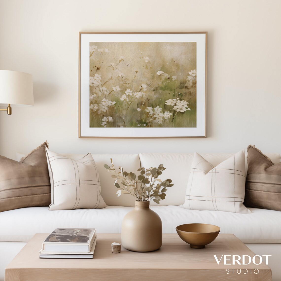 Vintage Spring Wildflower Oil Painting Art Print - Image 4