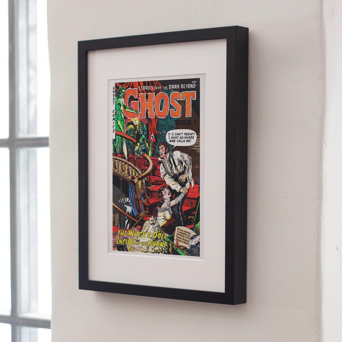 Ghost Comics No 11 Cover 1954 Witch's Doll Horror Comic Art Poster - Image 4