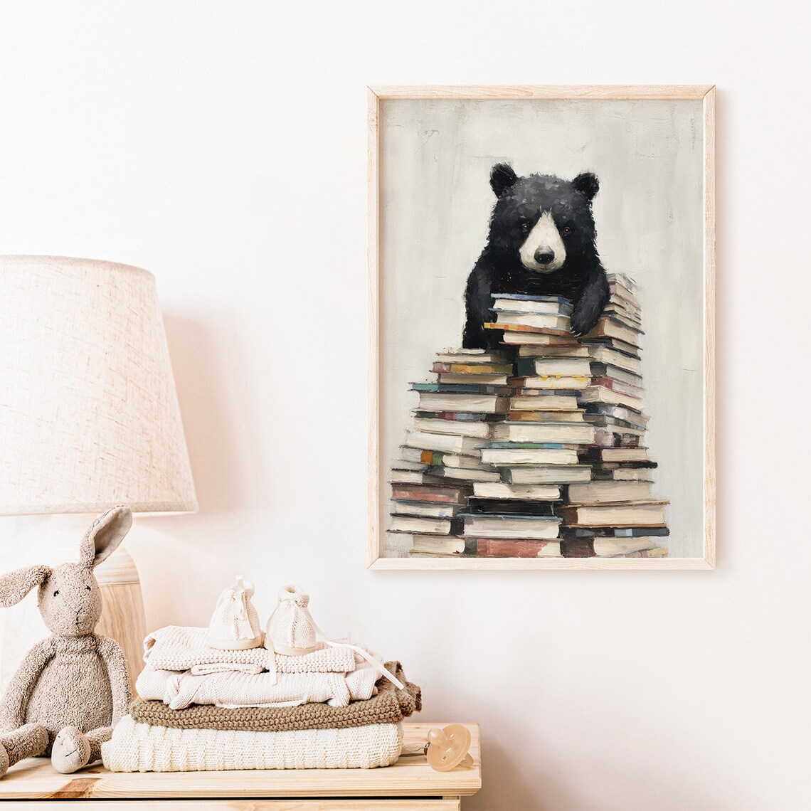 Kids Reading Book Decor Classroom Reading Corner Art Print - Image 2