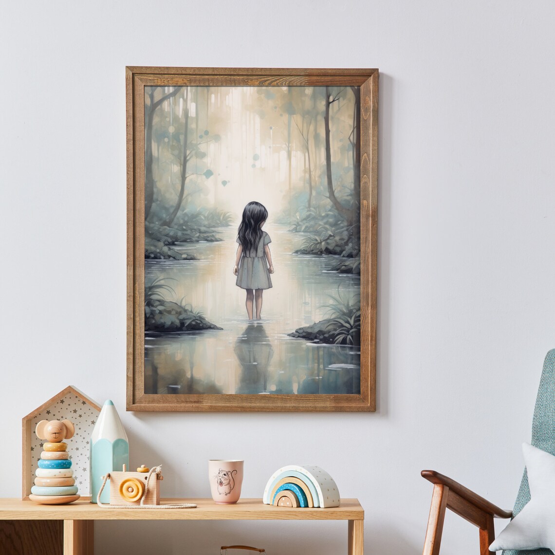Adventure Nursery Art Print for Girls' Rooms - Image 3