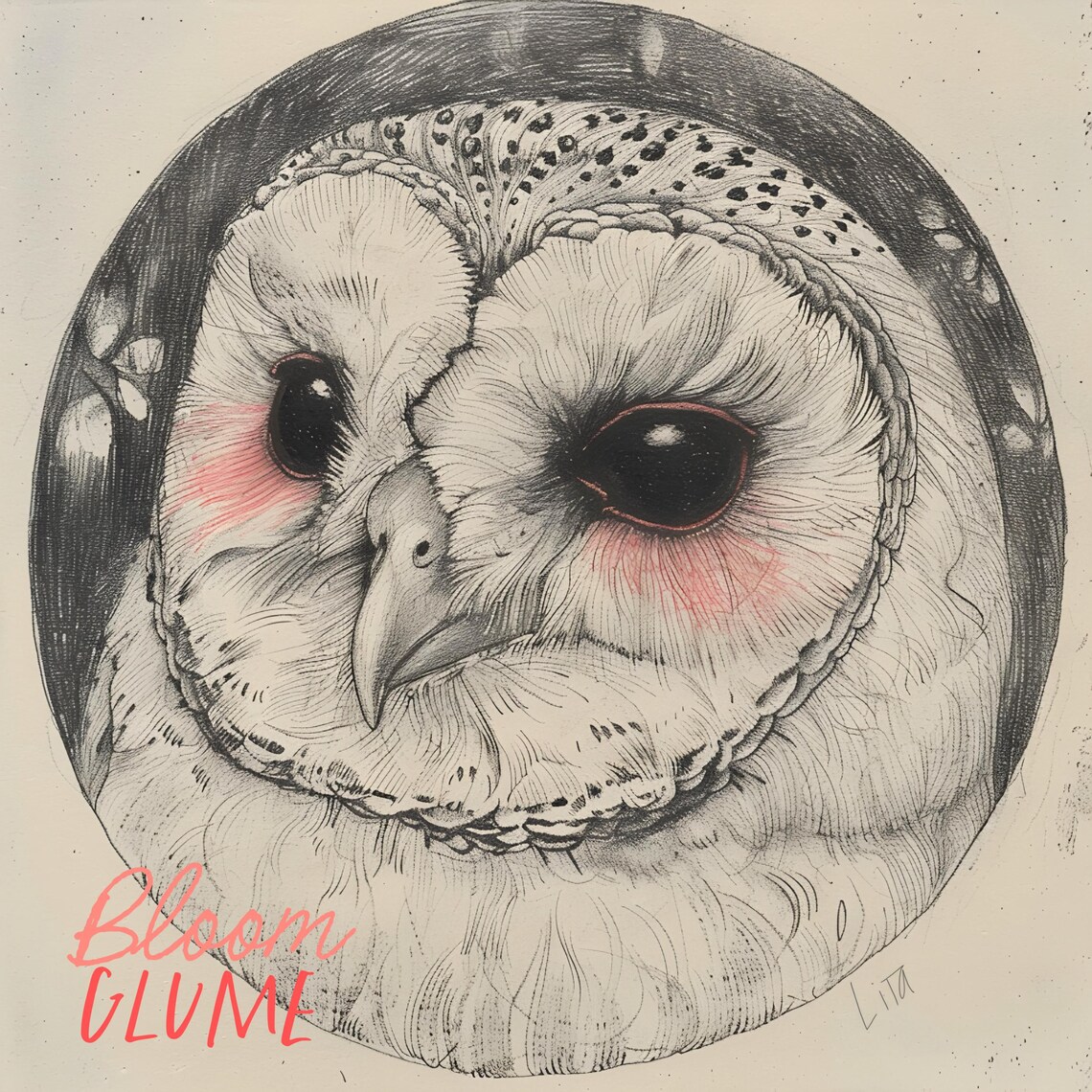 Owl Illustration Storybook Art Print, Owl Decor