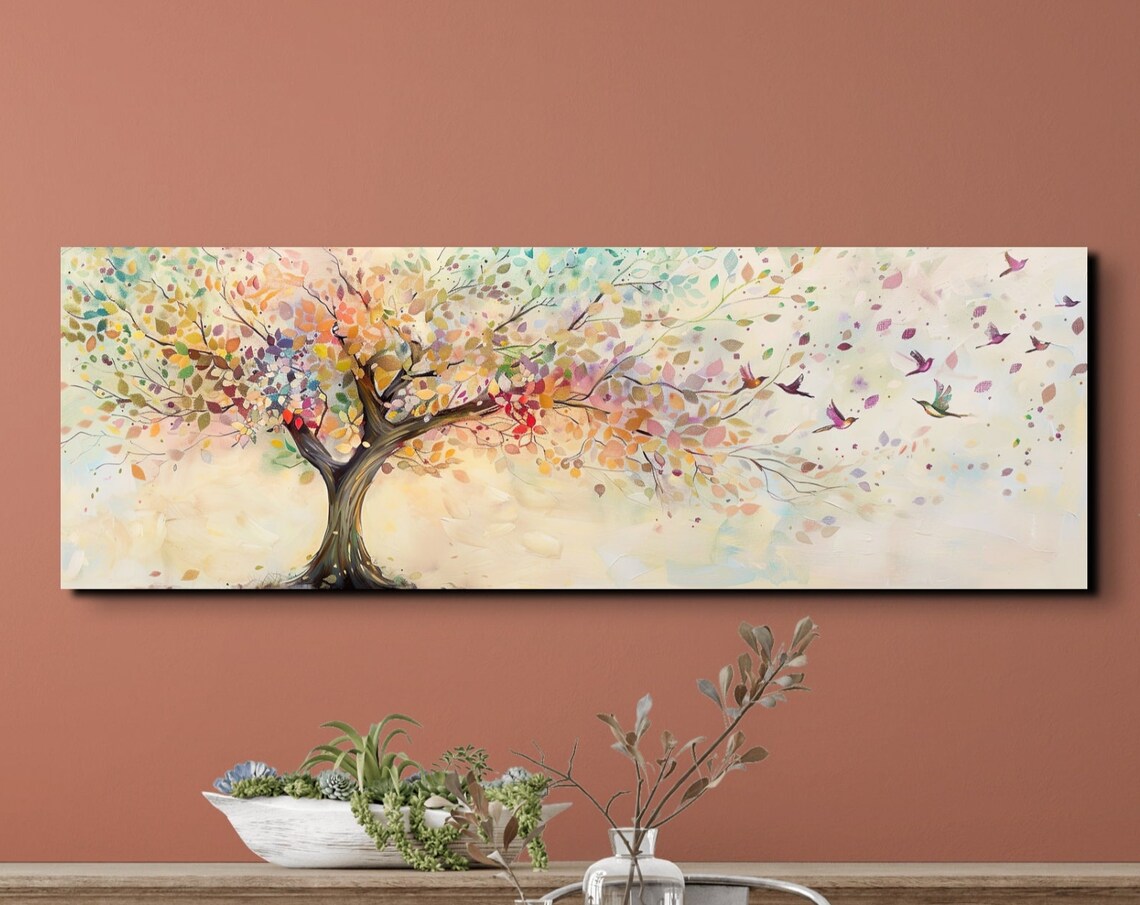 Yggdrasil Tree Of Life Watercolor Art Print
