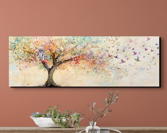 Yggdrasil Tree Of Life Watercolor Art Print