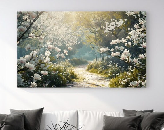 Blooming Nature Luxury Design, Wall Art Print