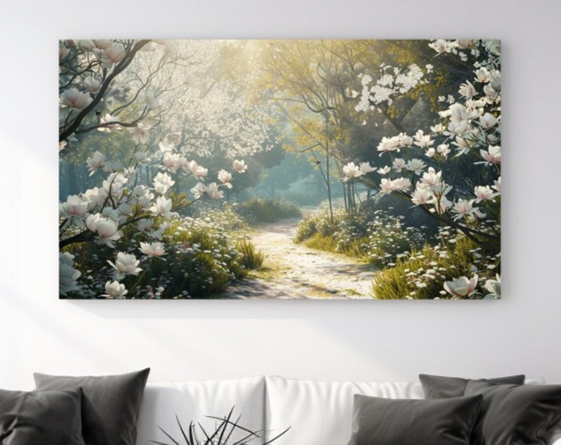 Blooming Nature Luxury Design, Wall Art Print