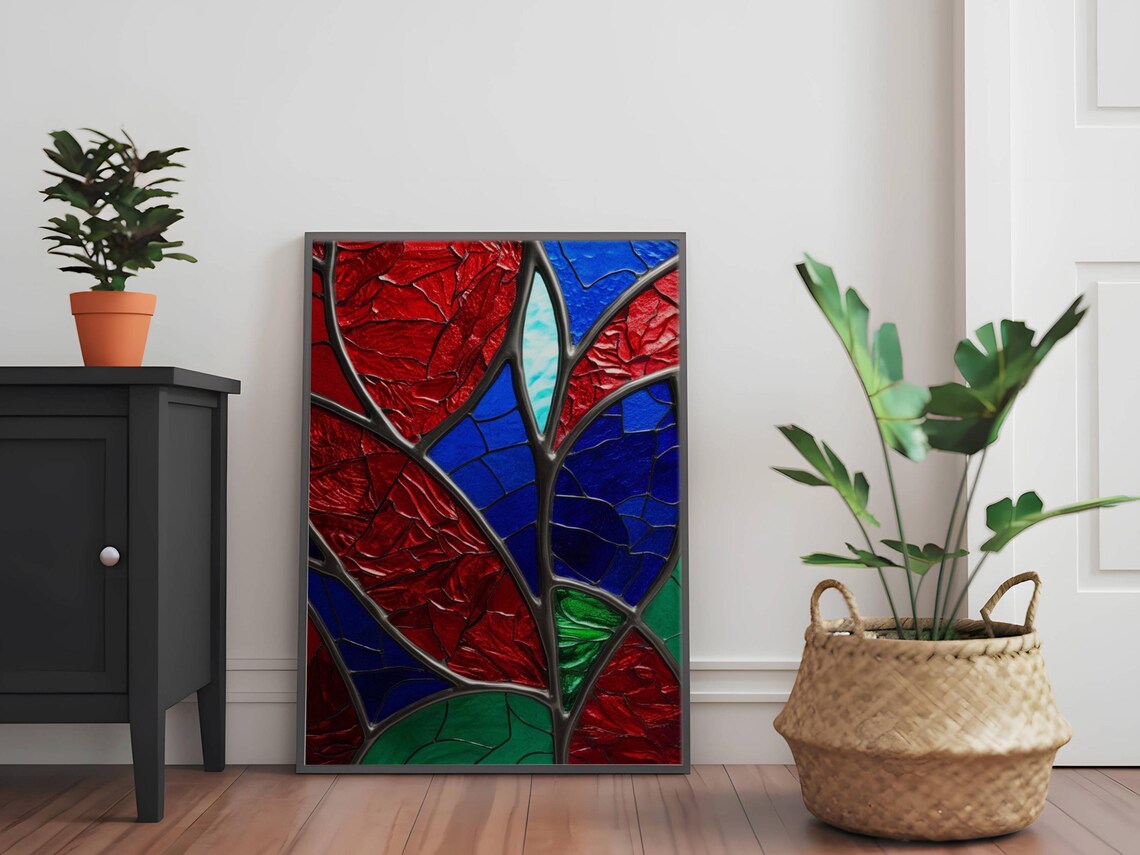 Stained Glass Art Print for Modern Spaces - Image 3