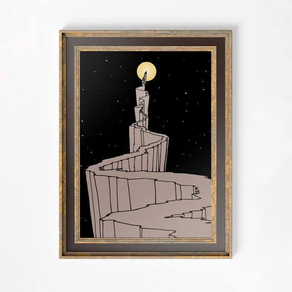 Pathway To The Moon, William T Horton Art Print