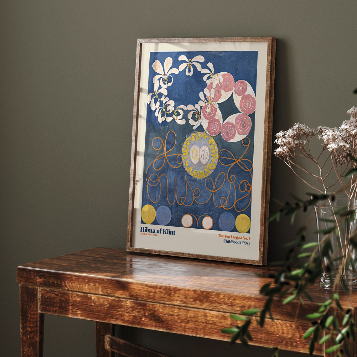 Hilma af Klint The Ten Largest No 1 Childhood Abstract Poster - Image 2
