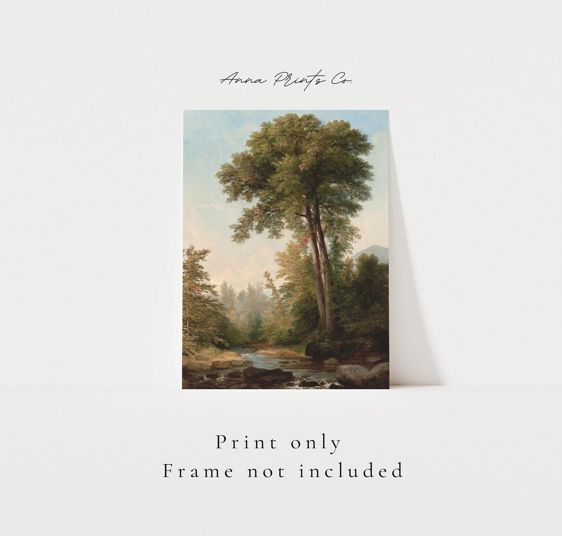 Hudson River School Antique Landscape Art Print - Image 3