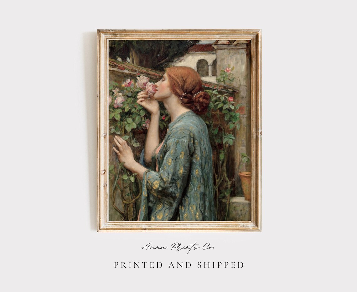 The Soul of the Rose, Waterhouse Pre-Raphaelite Art Print