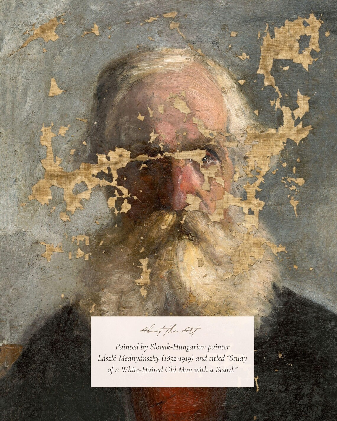 Antique Bearded Man Portrait, Victorian Art Print - Image 2