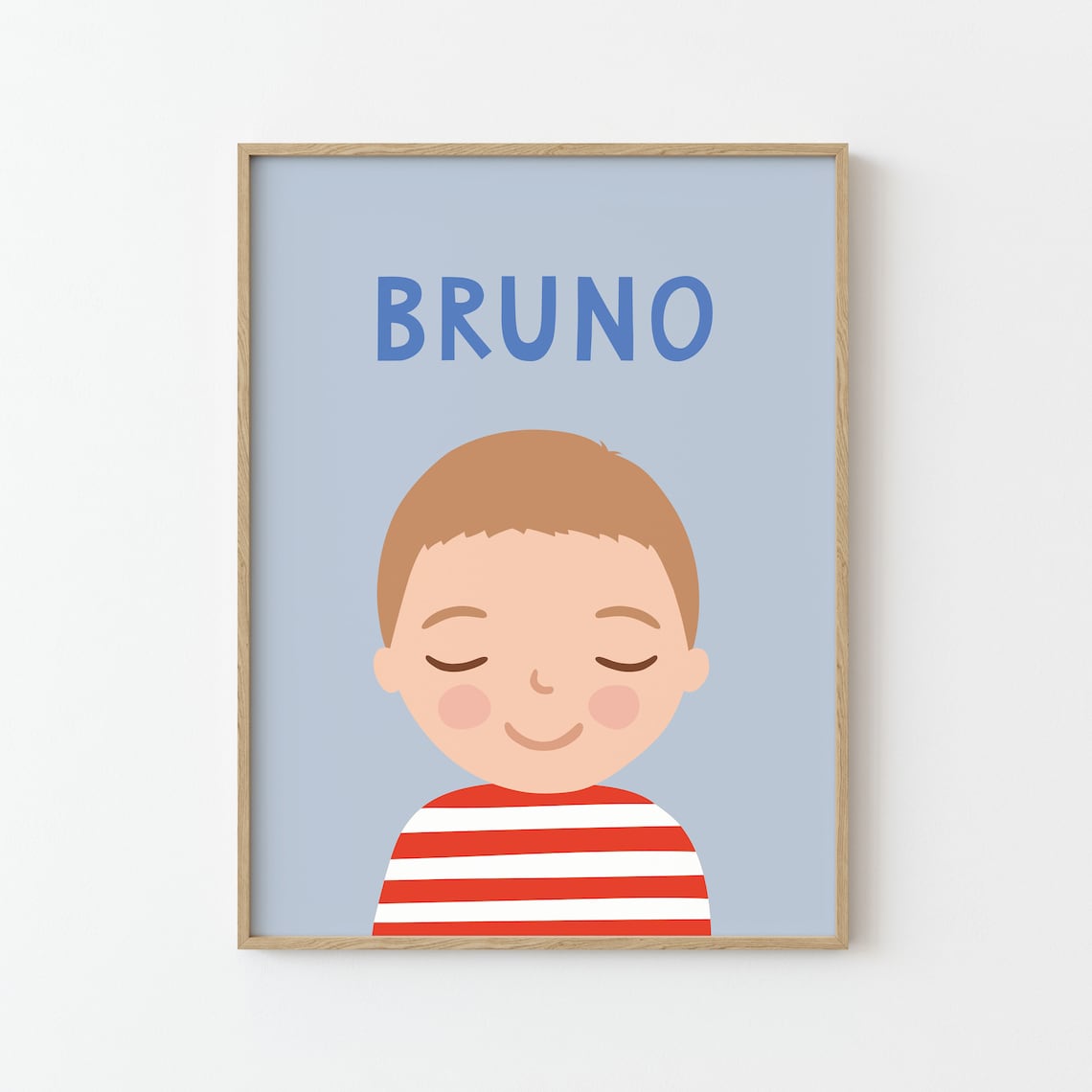 Personalized Boy Portrait Poster for Kids Room - Image 2