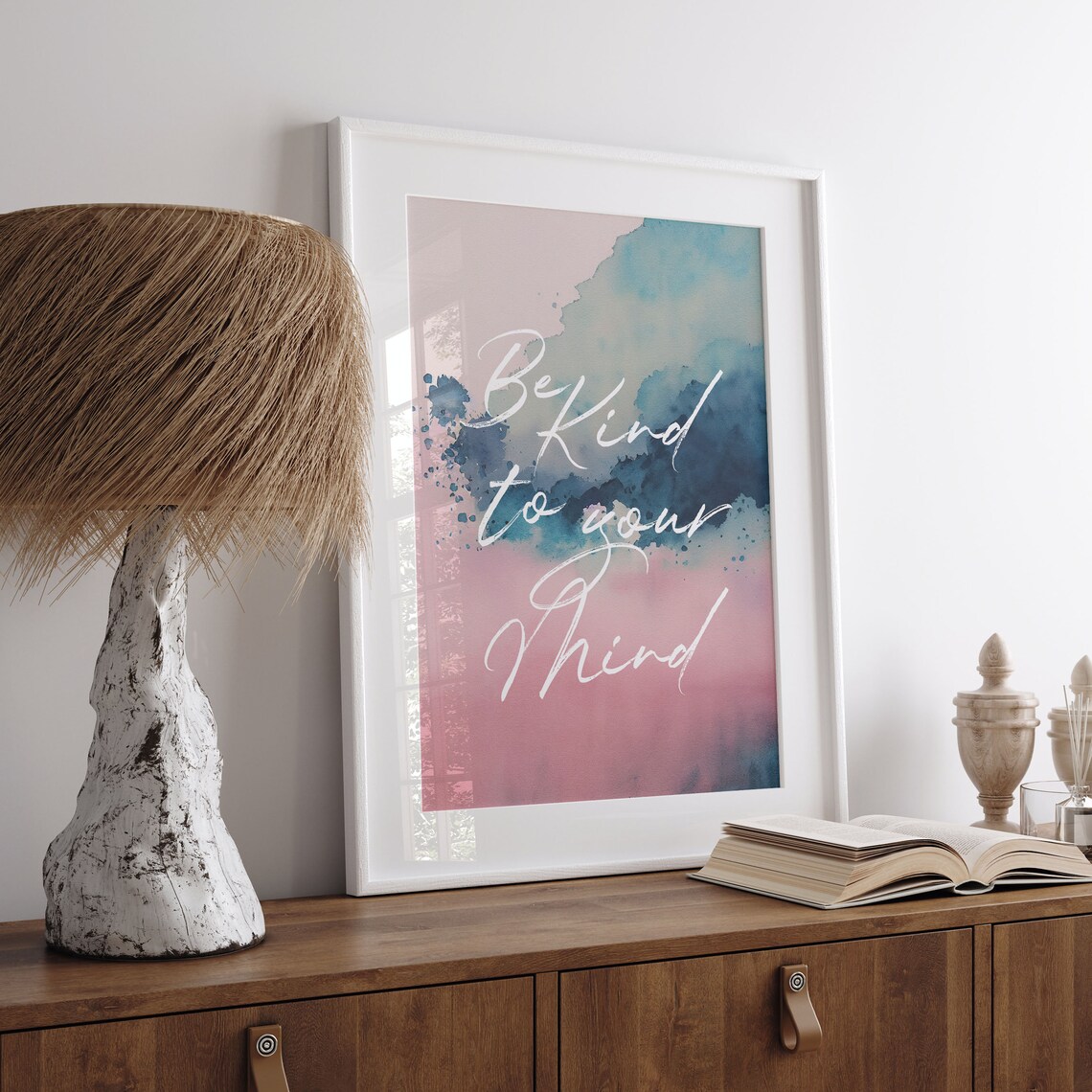 Be Kind To Your Mind Therapy Office Art Print - Image 4