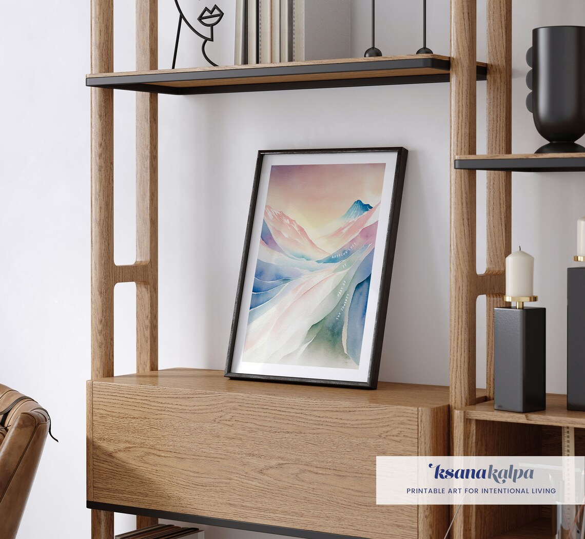 Lost In Journey Therapy Office Wall Art Print - Image 3