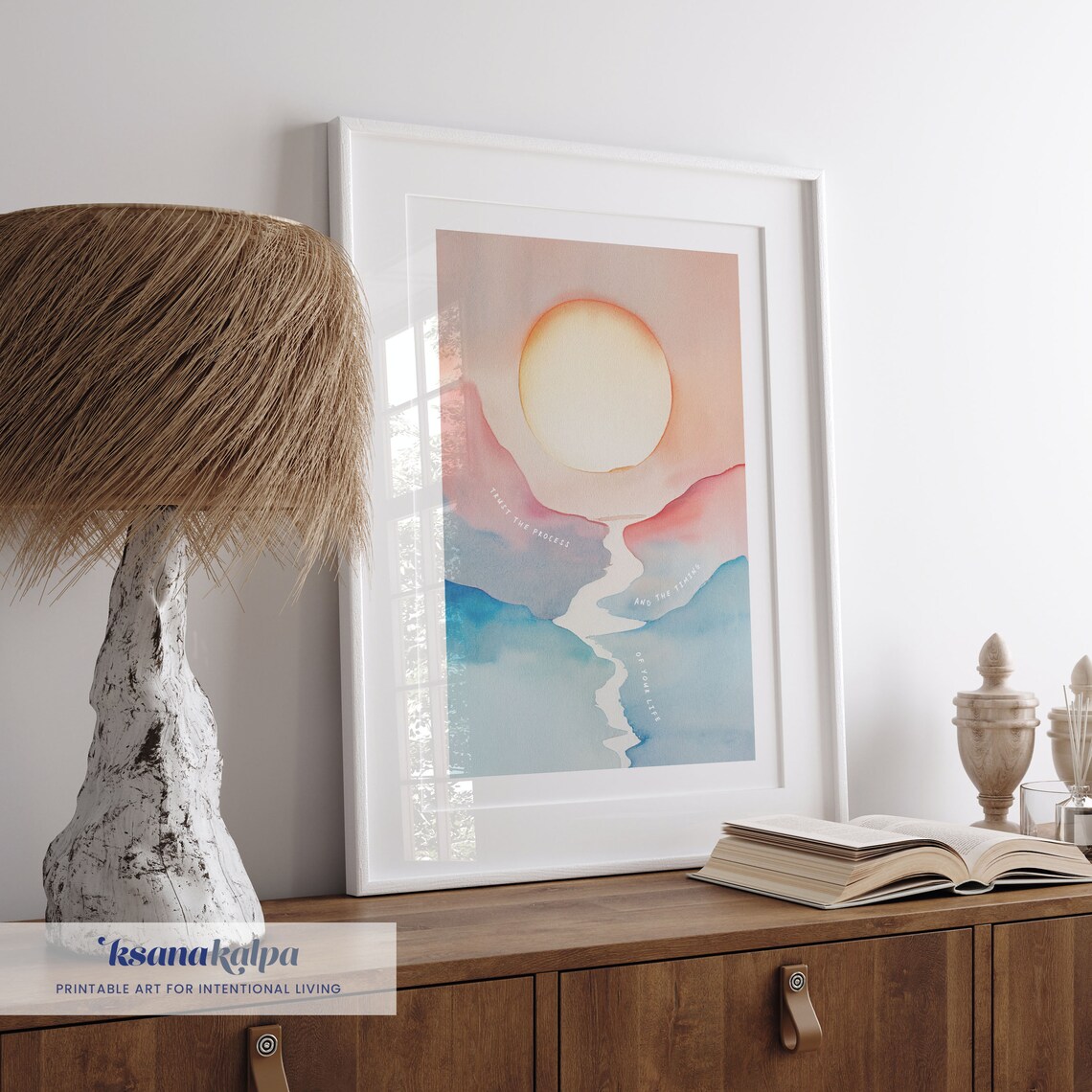 Trust The Process Therapy Office Art Print - Image 4