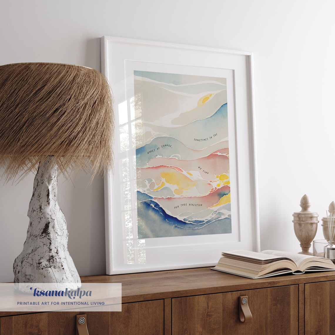 Waves Of Change Therapist Office Art Print - Image 4