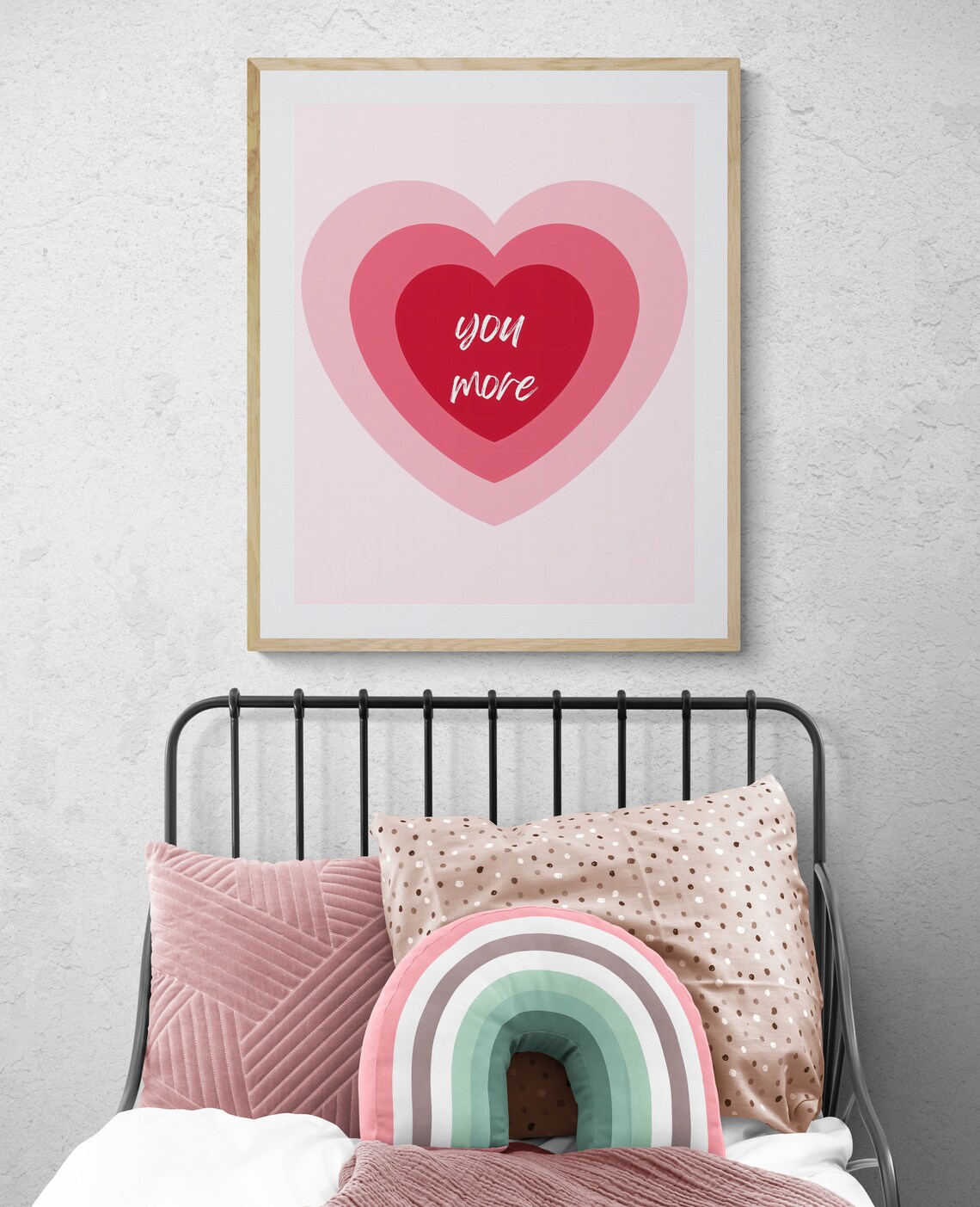 Love You More Nursery Art, Nursery Decor Print - Image 2