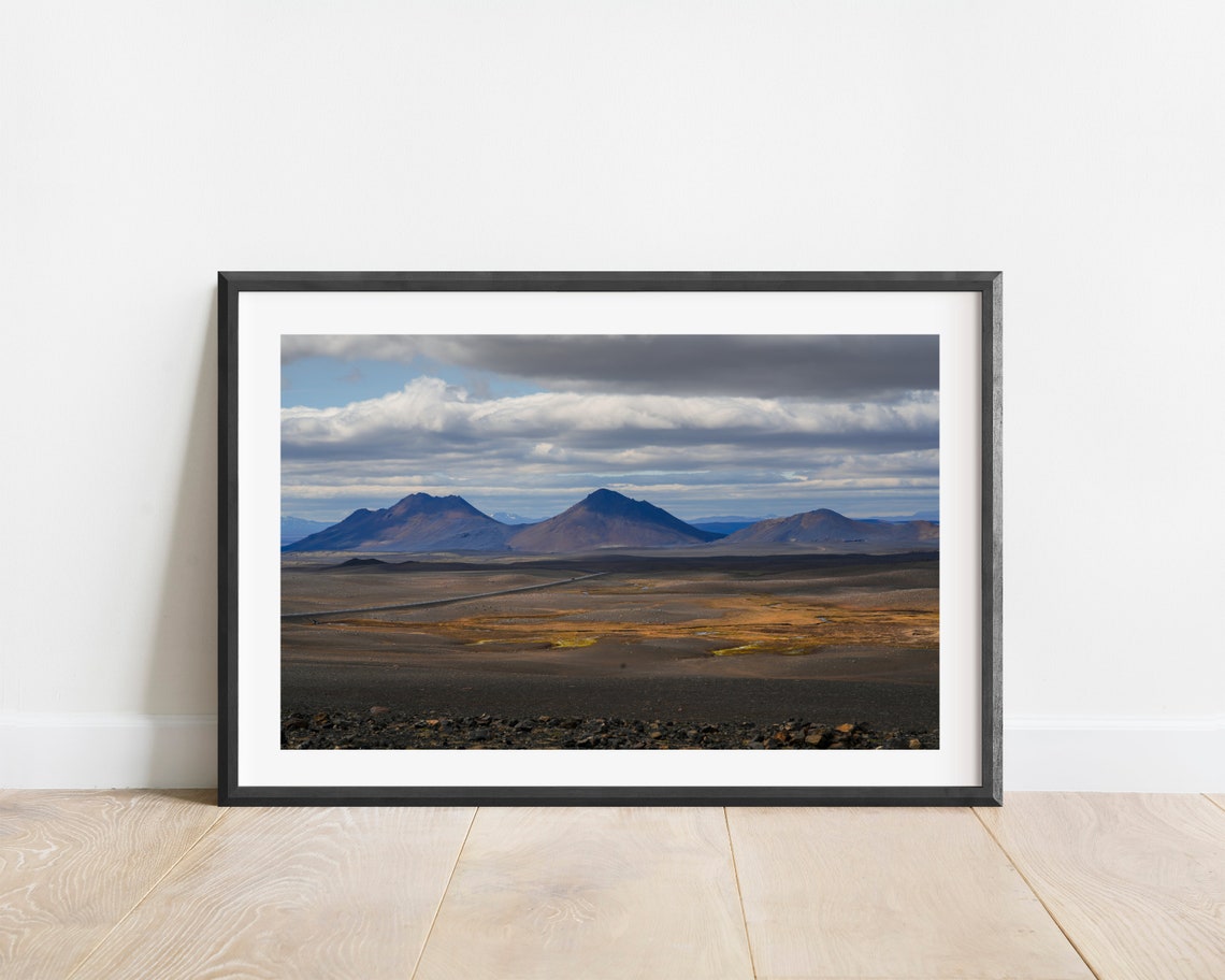 Iceland Landscape Photo Iceland Mountains Landscape Wall Art Print Iceland Photography Print Iceland Travel Poster Iceland Art