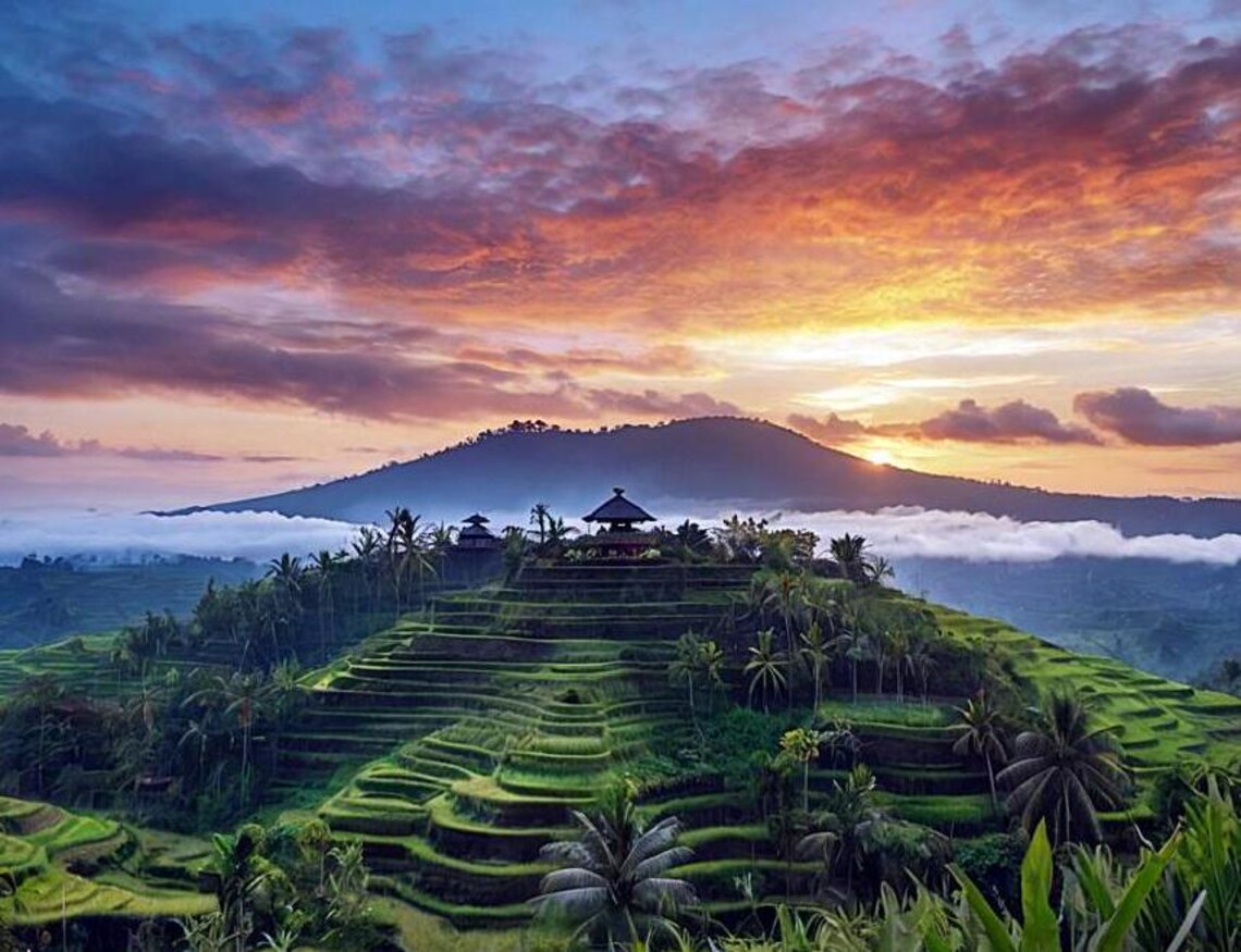 Bali Landscape, Scenic Rice Terraces View - Image 2