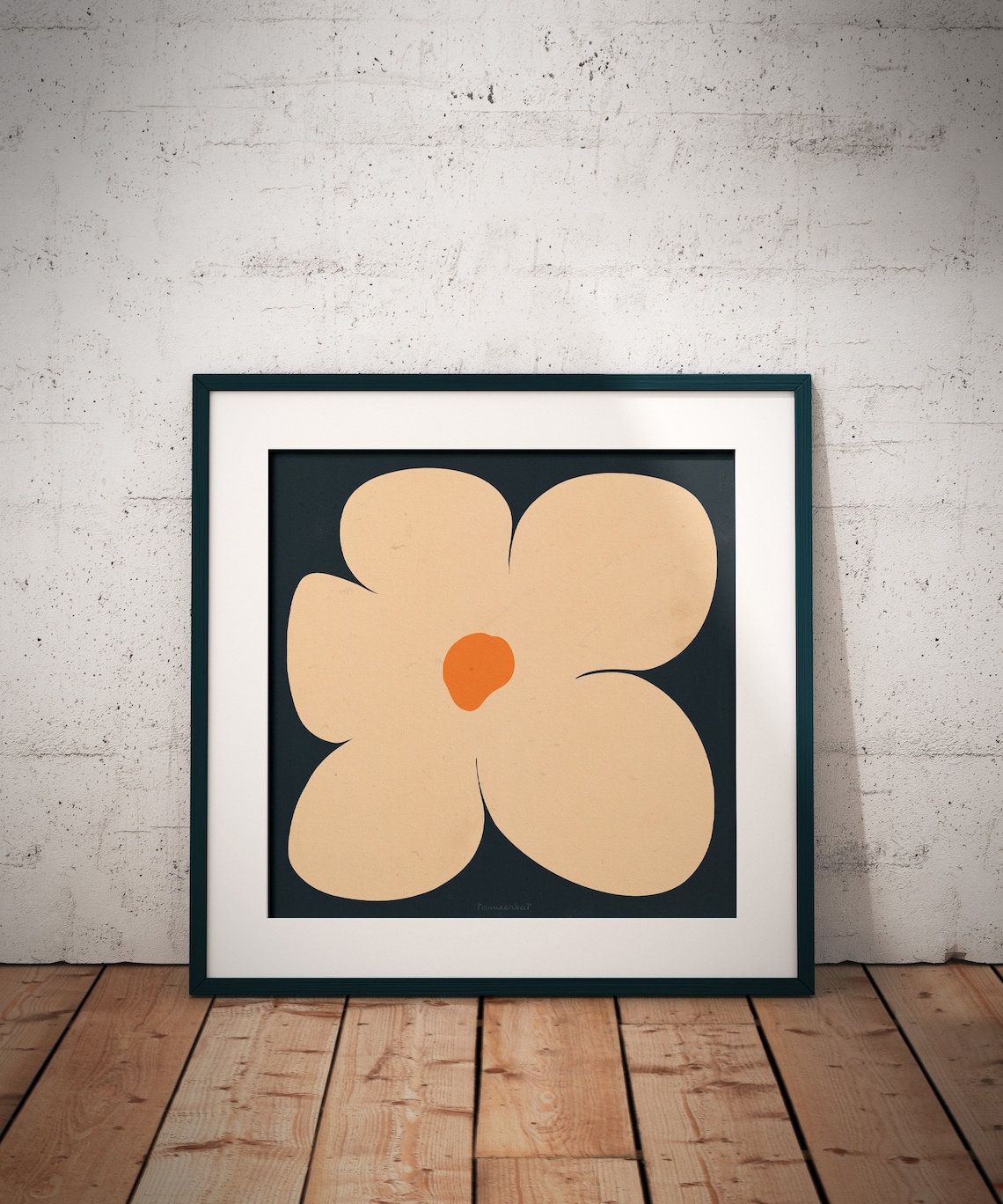 Abstract Flower Wall Art, Modern Floral Wall Art - Image 3