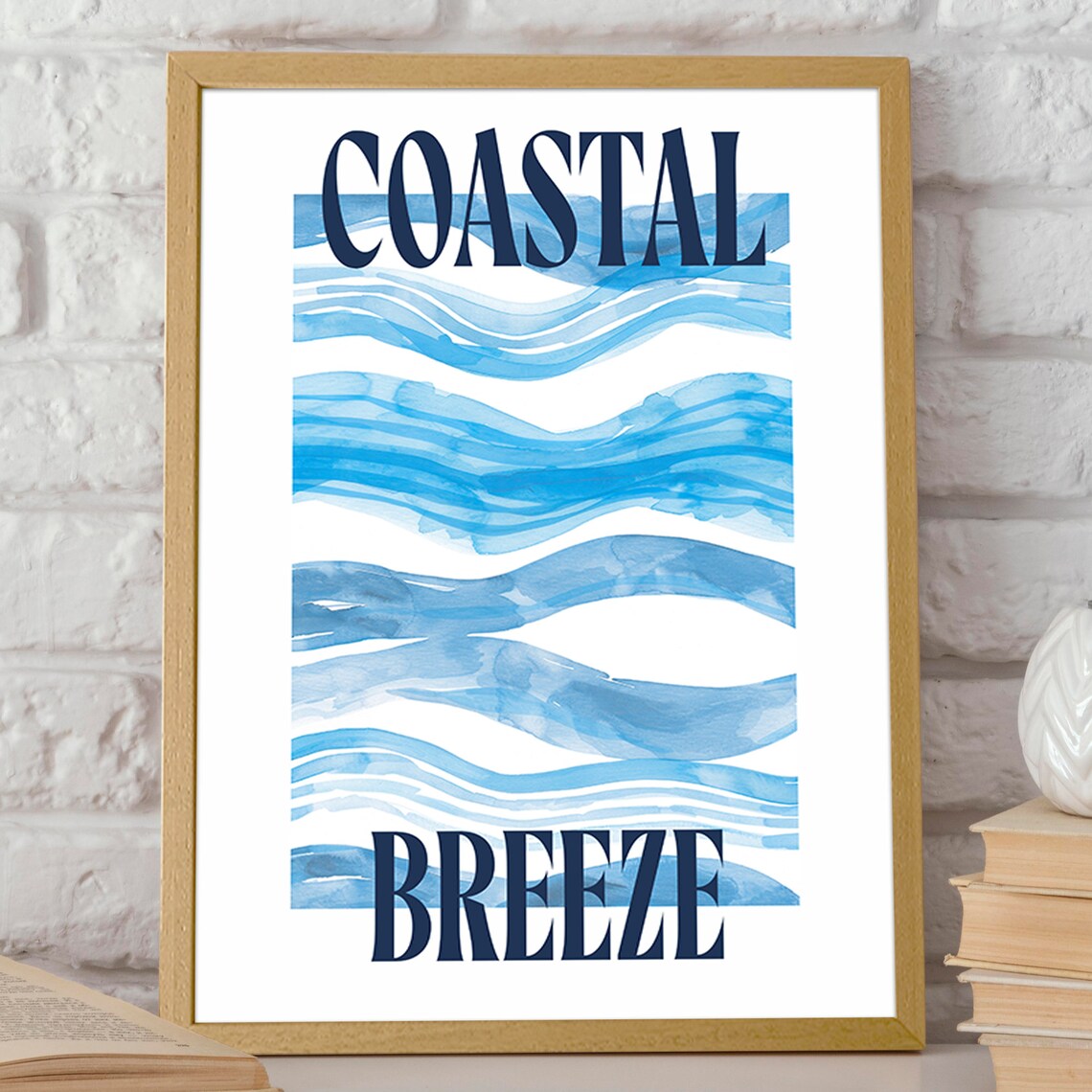 Coastal Breeze Poster, Ocean Inspired Wall Decor - Image 2
