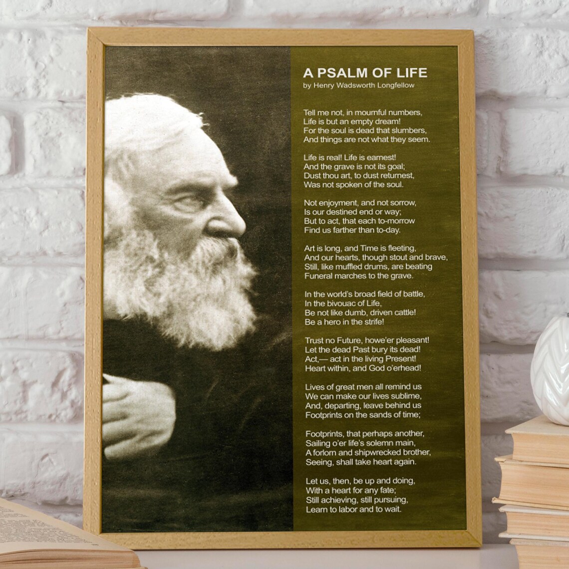 Henry Wadsworth Longfellow Poem A Psalm Of Life Poetry