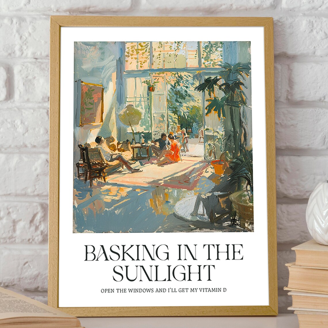Basking In The Sunlight, Matisse-Inspired Art Print - Image 2