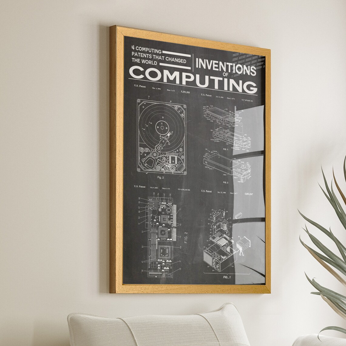 Computing Inventions, Office And Home Decor