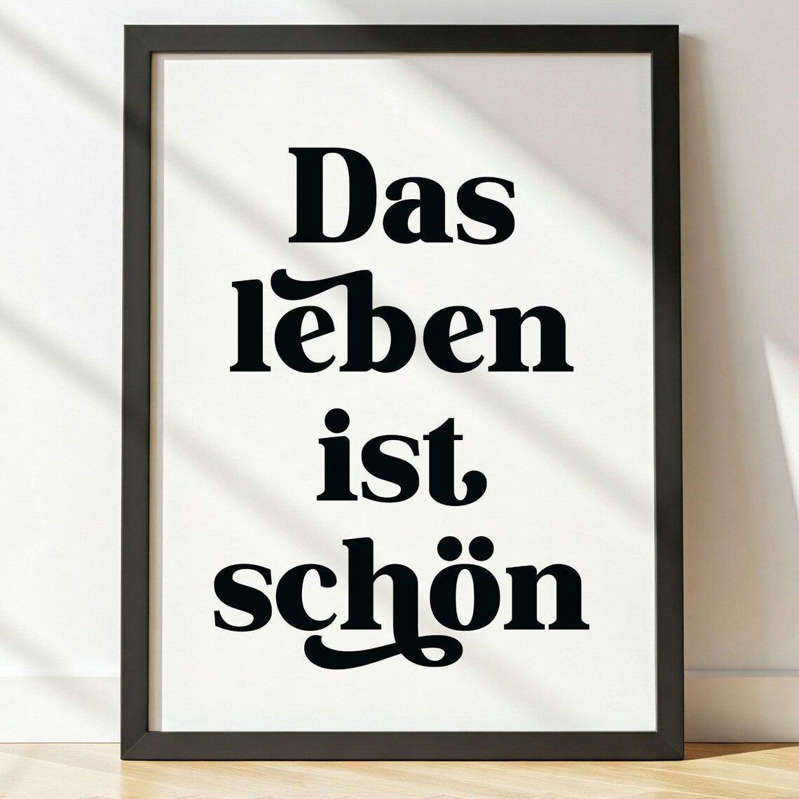 Das Leben Ist Schn German Saying Housewarming Gift