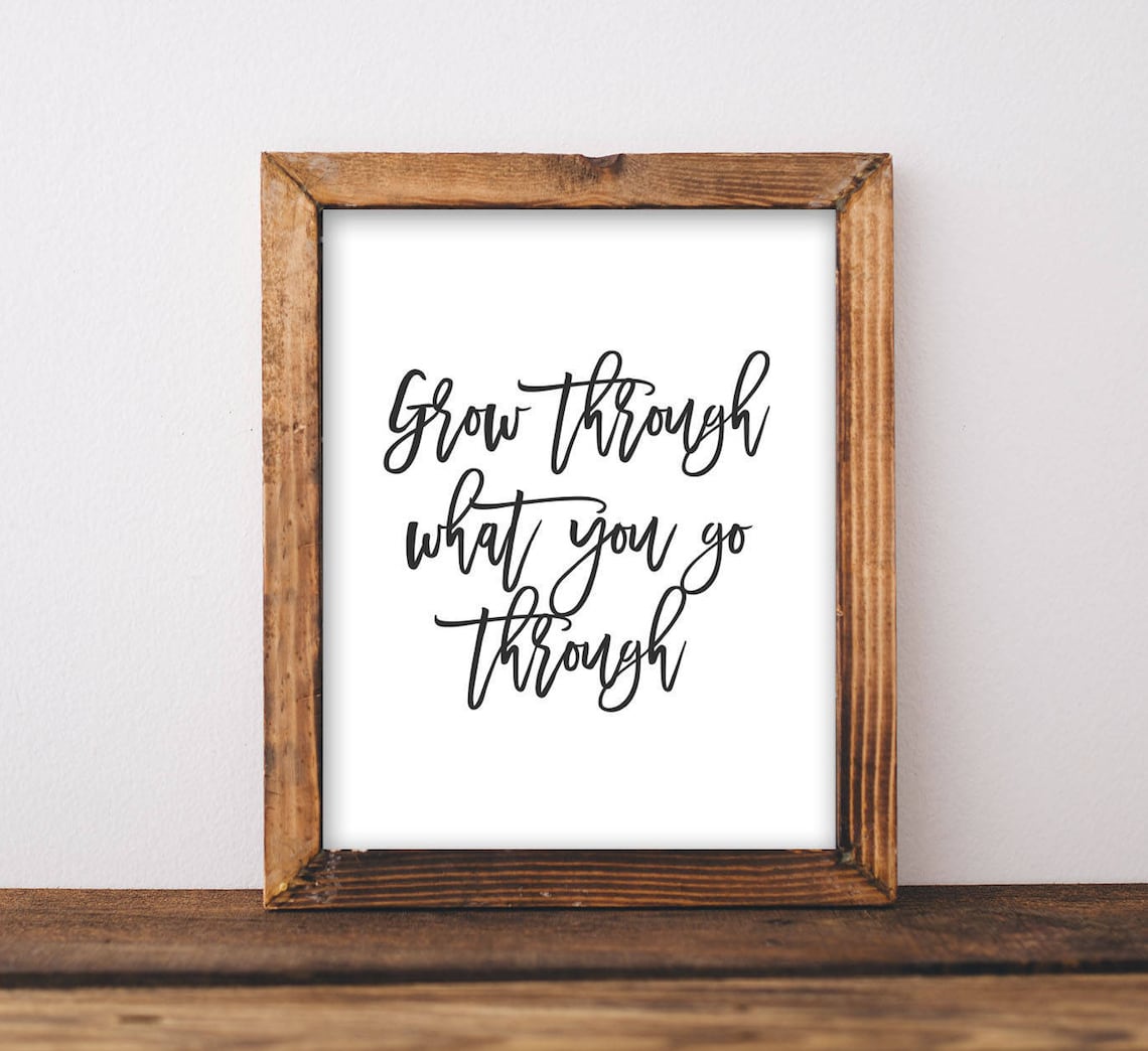 Motivational Wall Art Positive Poster Print