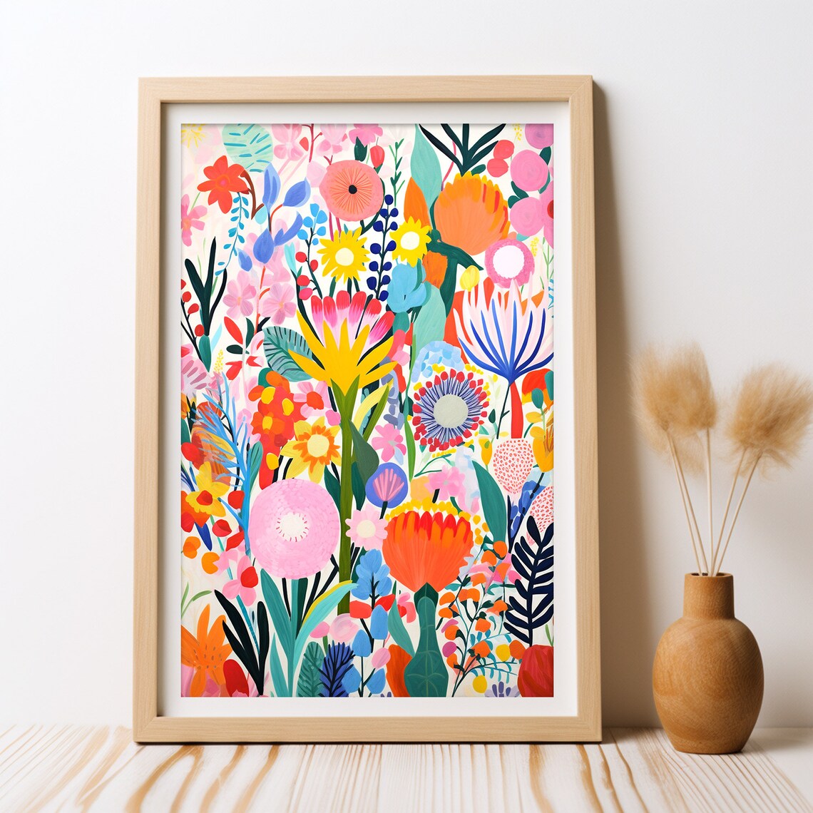 Floral Symphony Poster Print, Matisse Flowers