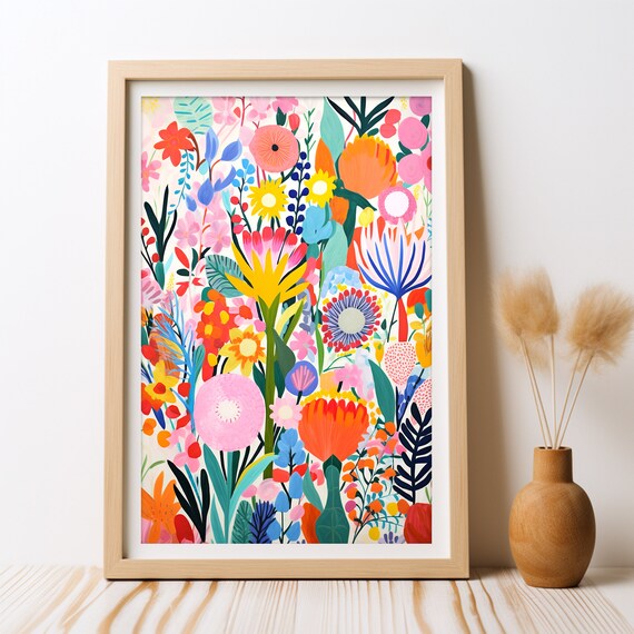 Floral Symphony Poster Print, Matisse Flowers