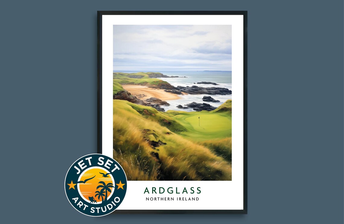 Ardglass Golf Course Poster Print, Northern Ireland