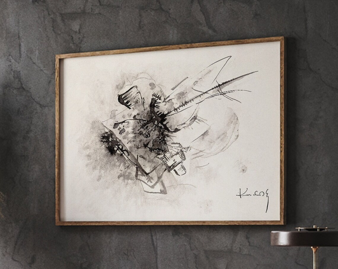 Kandinsky Untitled 916 Abstract Poster Print