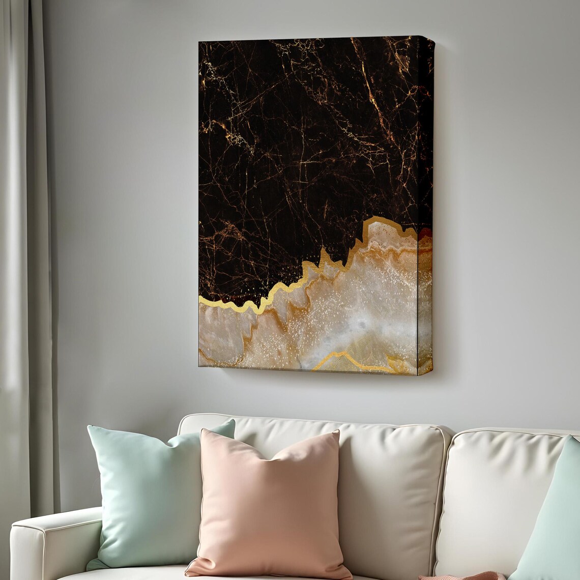 Marble Pattern Abstract Modern Art Print