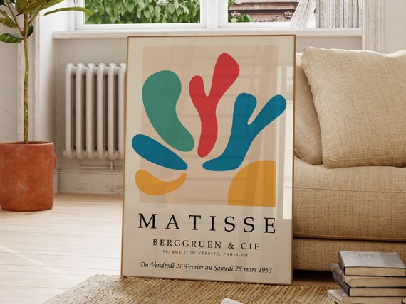 Henri Matisse Print Matisse Poster Matisse Wall Art Matisse Art Print Exhibition Poster