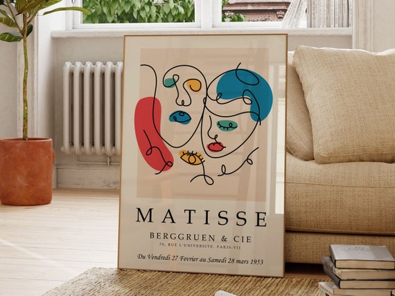 Henri Matisse Print Matisse Poster Matisse Wall Art Matisse Art Print Exhibition Poster