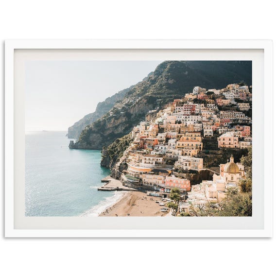 Amalfi Coast, Positano Italy Travel Poster