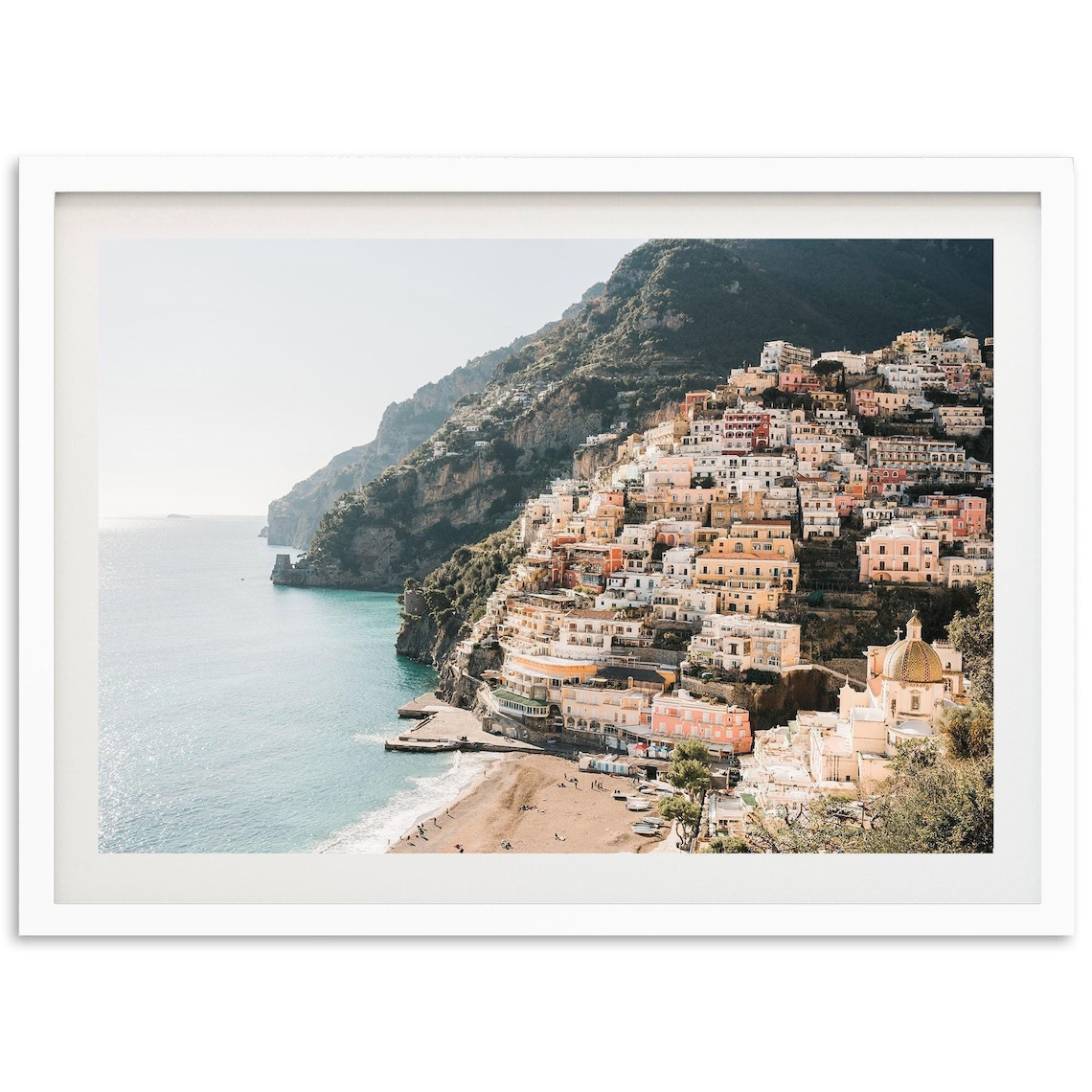 Amalfi Coast, Positano Italy Travel Poster
