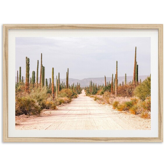 Desert Print, Southwest Baja Coastal Cowgirl Art Print