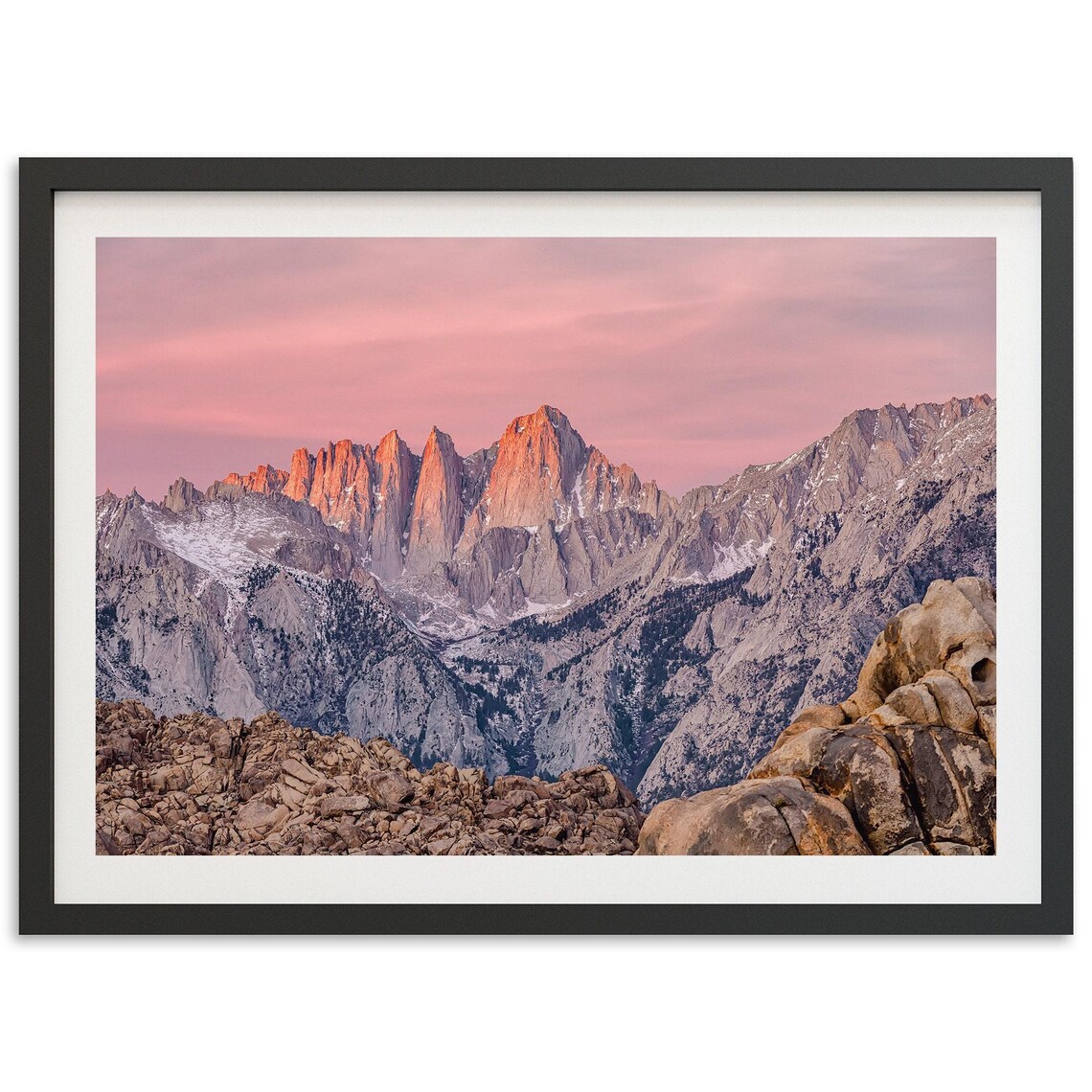 Mt Whitney Wilderness Landscape Art Print