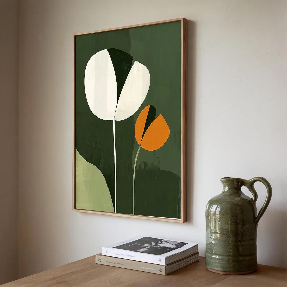 Abstract Botanical, Organic Minimalist Art Print - Image 4