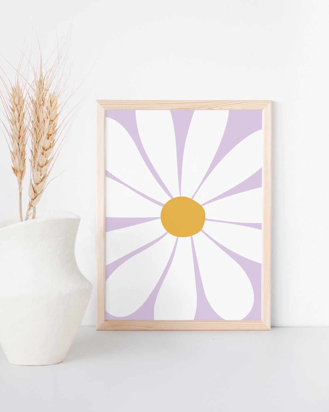 Daisy Boho Floral Art Print, Nursery Decor - Image 2