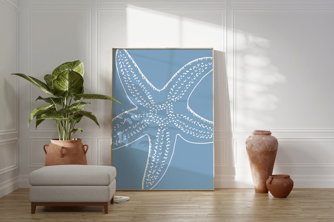 Starfish Coastal Wall Art, Beach House Decor - Image 3