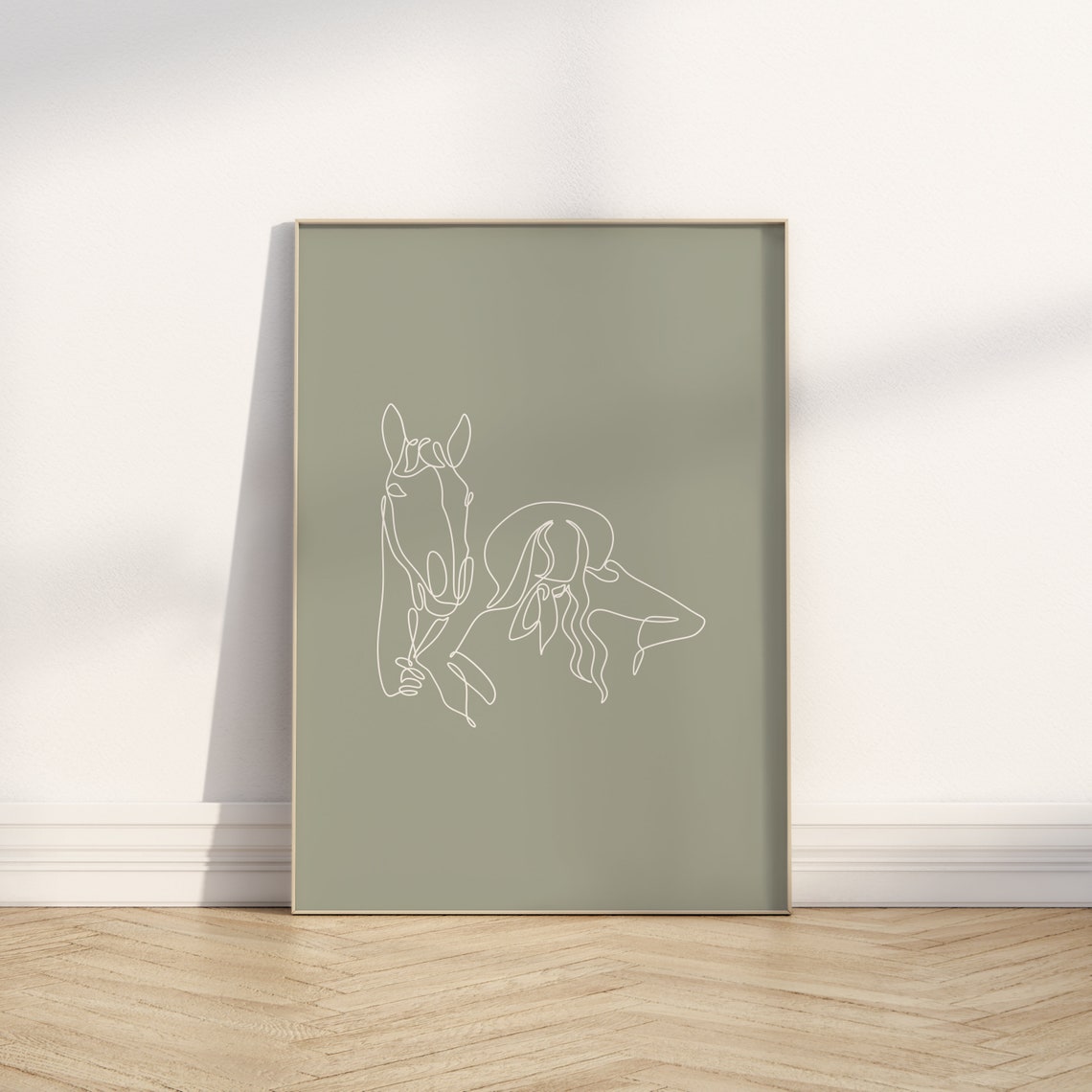 Cowgirl Horse Print Western Art Print Cowboy Wall Art Horse Line Art Print Horse Wall Art Retro Western Wall Art Wall Art