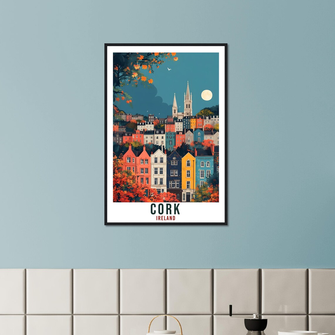 Cork Travel Poster, Ireland Home Decoration - Image 2