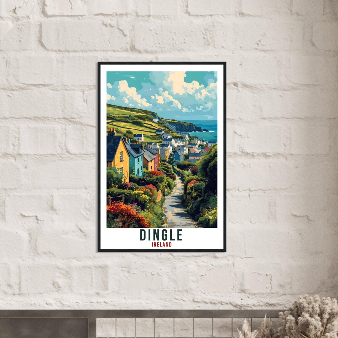Dingle Travel Poster, Ireland Town Wall Art - Image 3